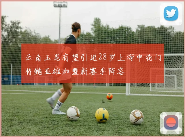 云南玉昆有望引进28岁上海申花门将鲍亚雄加盟新赛季阵容